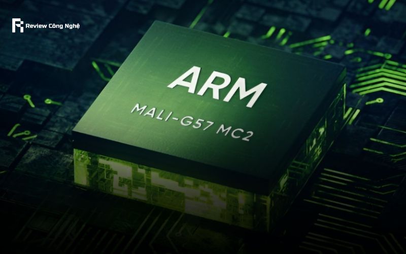 GPU Mali-G57 MC2 được tích hợp trong chip Dimensity giúp hạn chế giật lag khi chạy app nặng