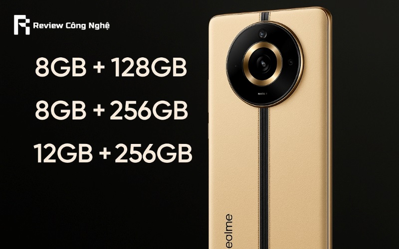 Realme 11 Pro có nhiều tùy chọn bộ nhớ