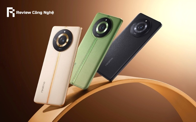 Thiết kế ấn tượng trên Realme 11 Pro
