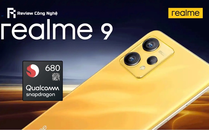 Realme 9 trang bị chip Snapdragon 680