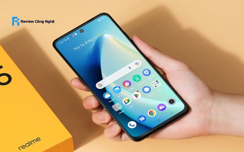 C53 chạy hệ điều hành Android 13 với giao diện realme UI T Edition