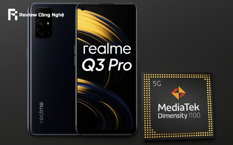 Realme Q3 Pro sở hữu con chip Dimensity mạnh mẽ