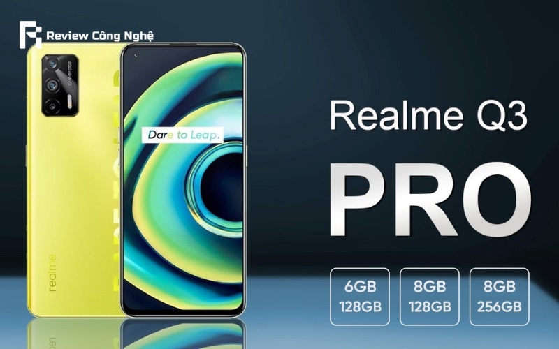 Realme Q3 Pro sở hữu 3 tùy chọn bộ nhớ