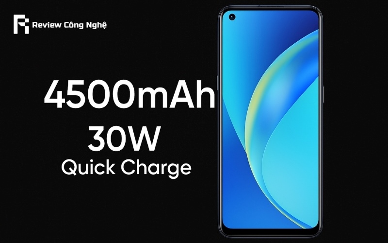 Realme Q3 Pro sở hữu Quick Charge tiện lợi