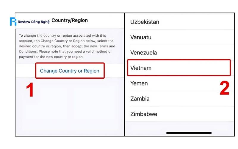 Đưa iPhone về vùng Việt Nam để tận hưởng App Store chuẩn nội địa