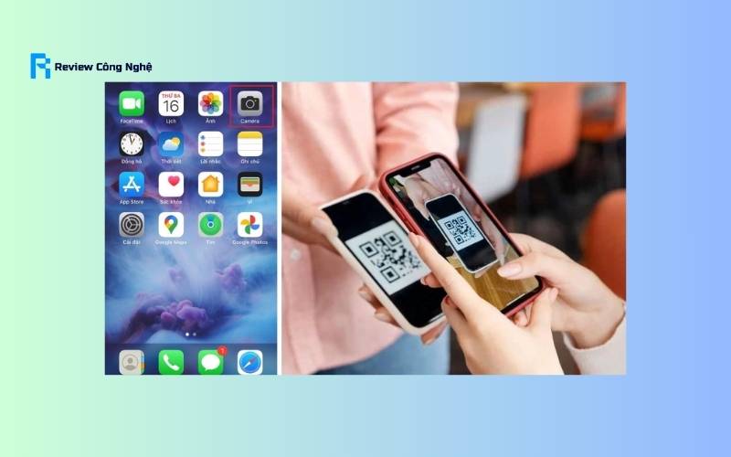 Hướng camera vào mã QR bạn muốn quét
