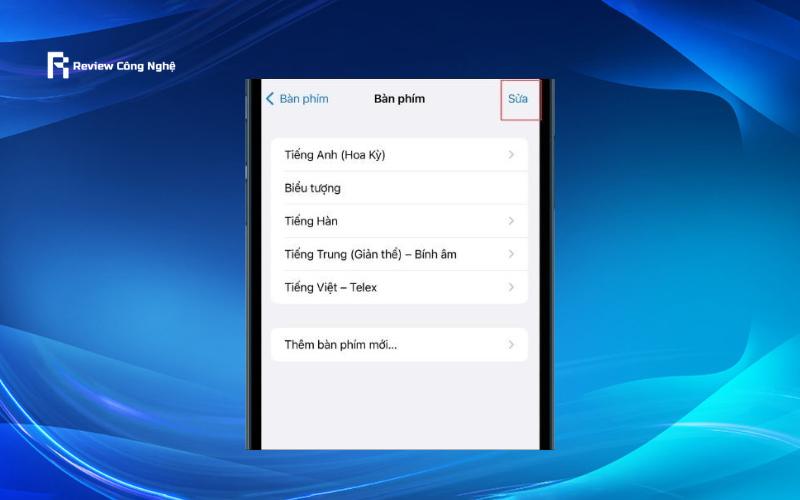 Nhấn vào nút 'Sửa' để chỉnh sửa thông tin