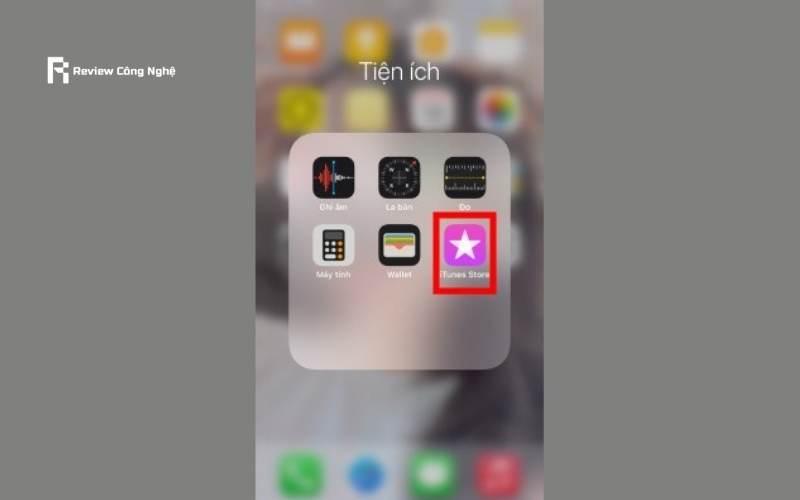 Mở iTunes trên iPhone để cài nhạc chuông cho điện thoại