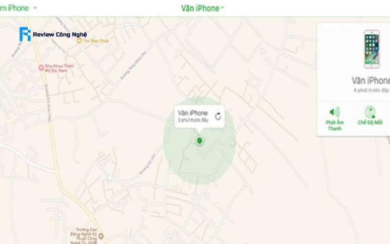 Nhấn chọn Xóa iPhone nếu máy có bật “Tìm iPhone” trên iCloud