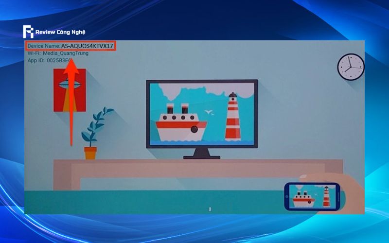 Chọn đúng tên tivi xuất hiện