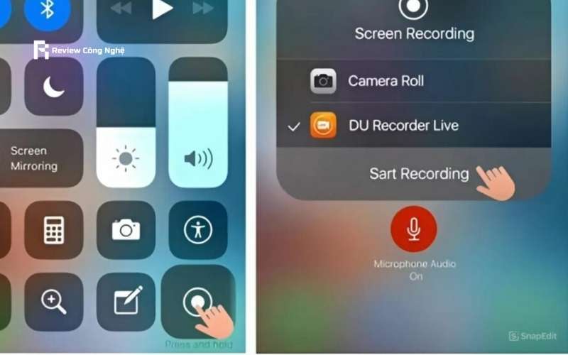 Bắt đầu quay video màn hình cùng DU Recorder