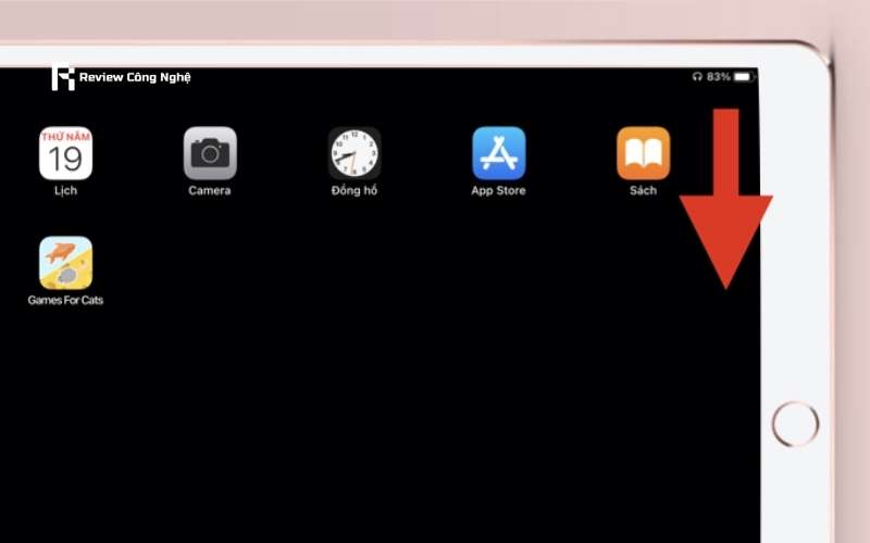 Truy cập vào Trung tâm điều khiển của iPad