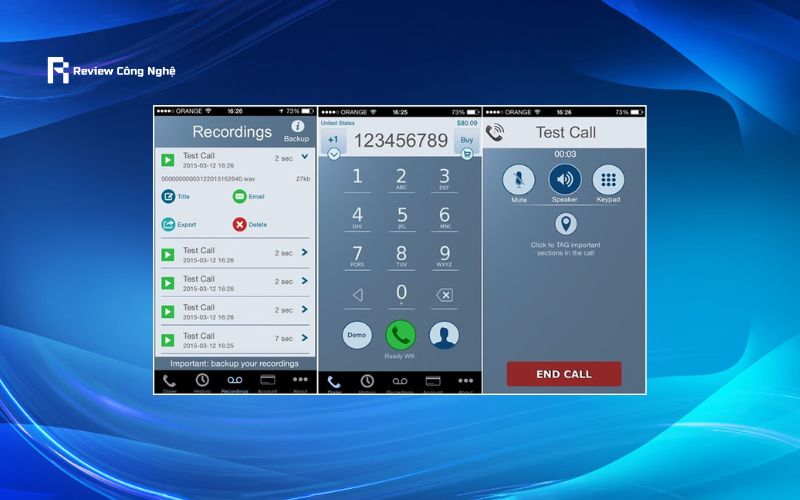 Ghi âm cuộc gọi zalo trên iPhone bằng ứng dụng Call Recorder – IntCall