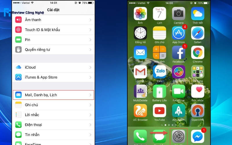 Thiết lập Gmail iPhone, bước đầu tiện lợi
