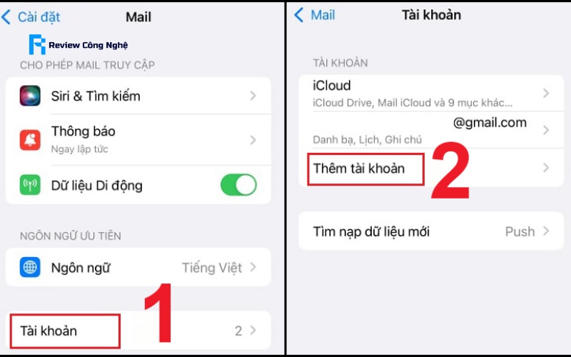 Kết nối Google Mail, không cần ứng dụng riêng