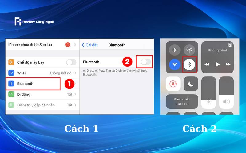 Tắt Bluetooth