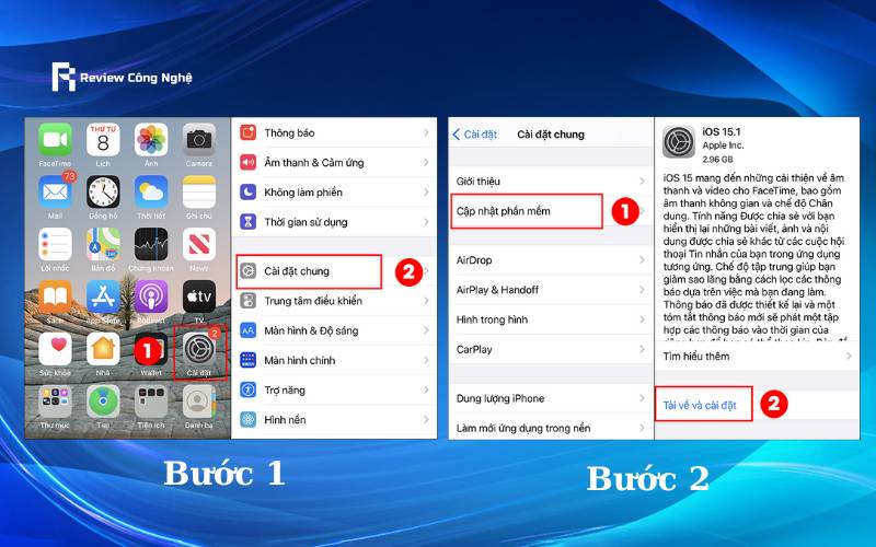 Hướng dẫn cập nhật iOS nhanh chóng