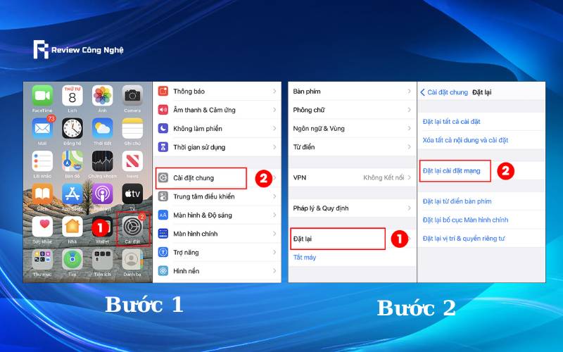 Đặt lại cài đặt mạng