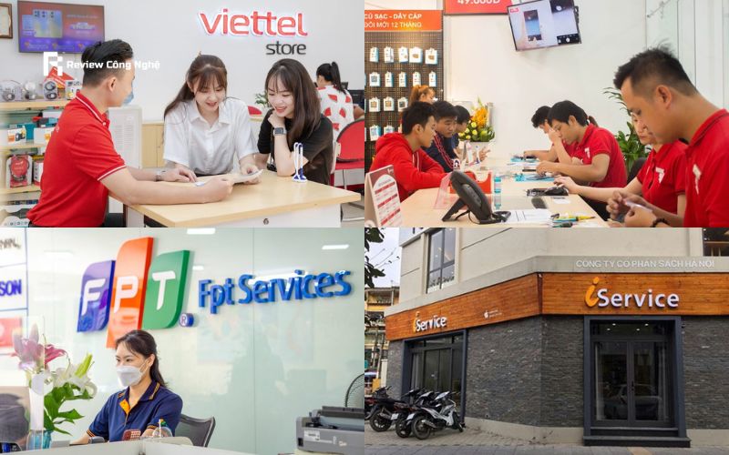 Một vài địa điểm sửa iPhone không nhận sim không có dịch vụ