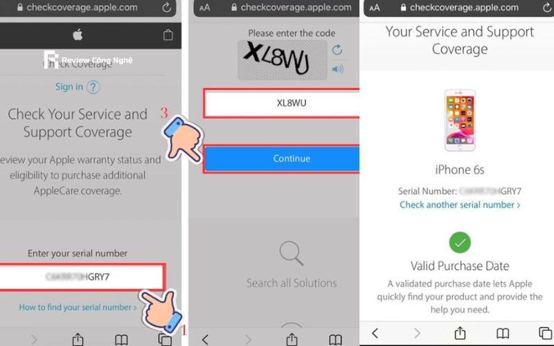 Kiểm tra bảo hành iPhone qua IMEI thiết bị