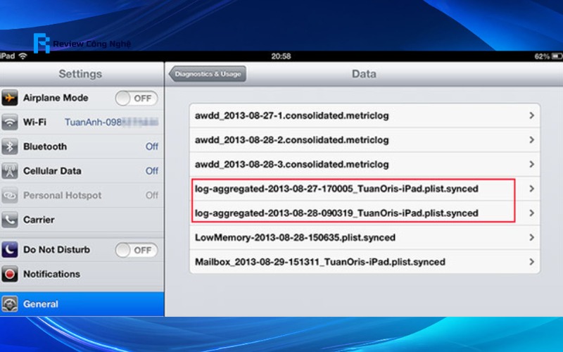 Tìm file nhật ký log-aggregated gần nhất