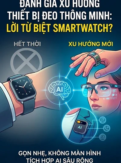 ĐÁNH GIÁ XU HƯỚNG THIẾT BỊ ĐEO THÔNG MINH LỜI TỪ BIỆT SMARTWATCH